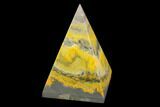 Polished Bumblebee Jasper Pyramid - Indonesia #114993-1